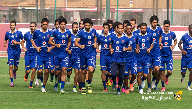 تدريبات الأهلي| الثنائي يواصل التأهيل.. وغالي مهدد بالغياب عن مباراة التعدين