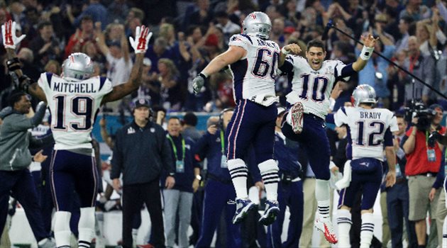 سوبر بول 51 | نيو إنجلاند يتوج بدوري الكرة الأمريكية بعودة تاريخية ضد فالكونز