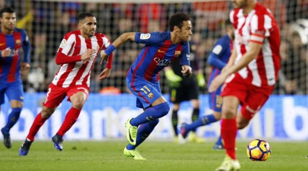 برشلونة يستعرض على المتواضع خيخون ويسحقه بسداسية