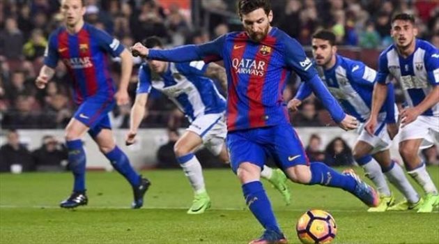 ميسي يعزز صدارة برشلونة لقائمة أوروبية "غريبة" بهدفه الثاتي في ليجانيس !