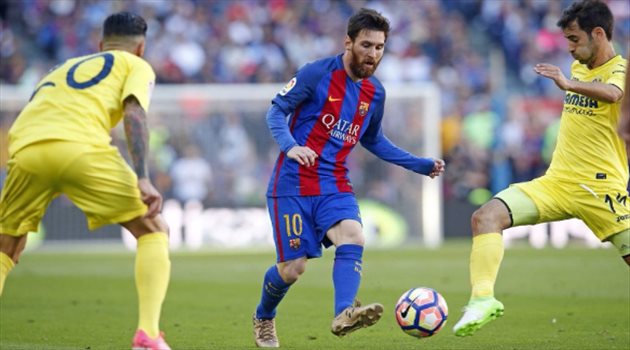 برشلونة ينجو من فخ فياريال برباعية ويواصل الضغط على ريال مدريد