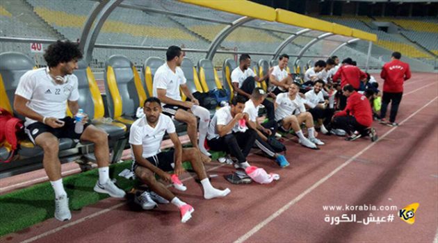 المنتخب يخوض مرانه الثاني على "برج العرب" استعدادا لتونس