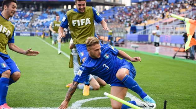 مونديال الشباب| إيطاليا تقصى زامبيا بهدف قاتل في الوقت الإضافي