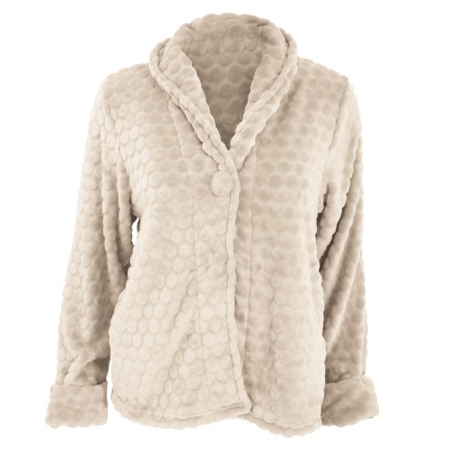 Womens /Ladies Luxury Supersoft Microfleece Bed Jacket/Pajama Top/Robe