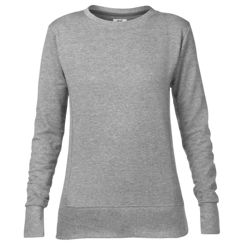 Anvil Womens Ladies Mid Scoop French Terry Semi Fitted Sweatshirt