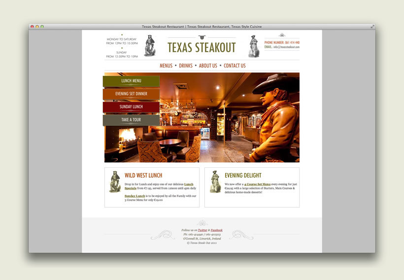 Texas Steakout | Website Design & Development Texas Steakout | Website Design & Development