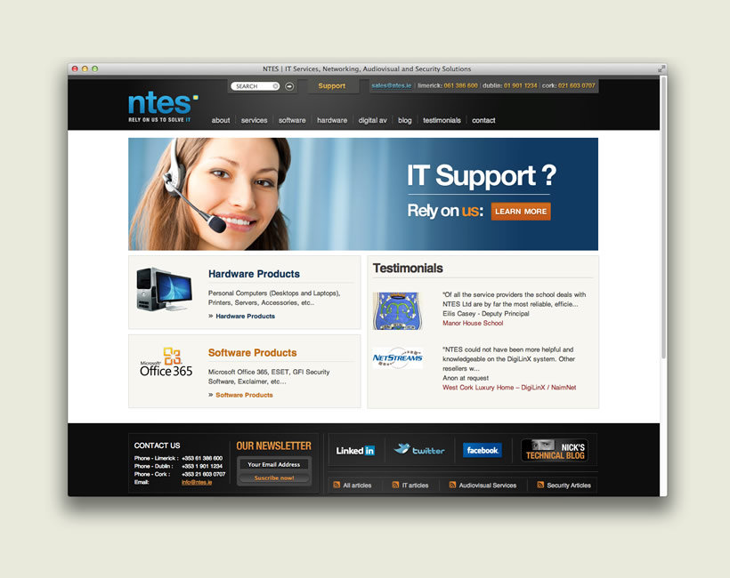 NTES IT Support | Website Design & Development NTES IT Support | Website Design & Development