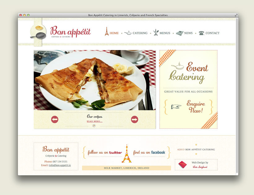 Bon Appétit Catering | Web Design & Development Bon Appétit Catering | Web Design & Development