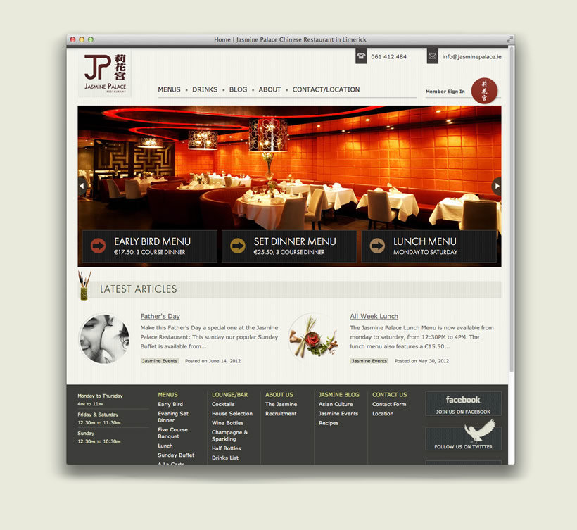 Jasmine Palace | Website Design & Development Jasmine Palace | Website Design & Development
