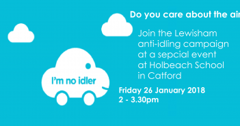 Lewisham Anti Idling Campaign Event – Catford, Friday 26 Jan 2018
