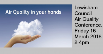 Lewisham Air Quality Conference – Friday 16 March 2018