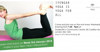 IYENGAR YOGA – WEDNESDAYS