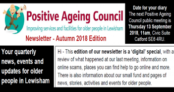 Autumn edition of the Positive Ageing Council newsletter is out NOW!