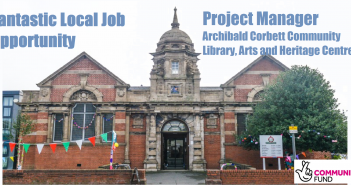 Local Job Alert – Project Manager Corbett Community Centre Catford