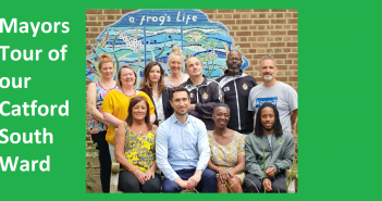 A Visit from the Mayor Of Lewisham to Catford South