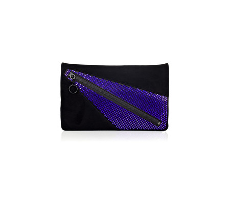 blue suede clutch. Suede Clutch in lue