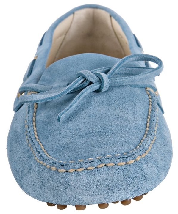 blue suede loafers. Car Shoe - Sky Blue Suede Boatstitched Driving Loafers in lue (sky) | Lyst