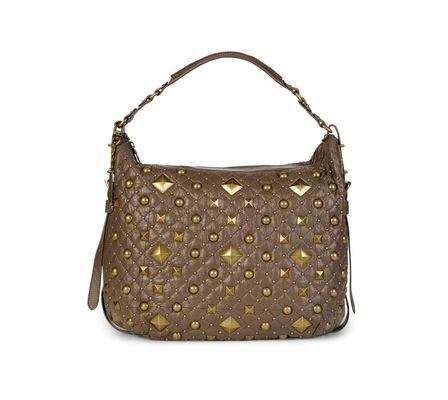 dkny quilted leather bag. DKNY - Quilting and Stud Hobo