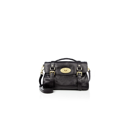 Mulberry - Black Alexa Bag in