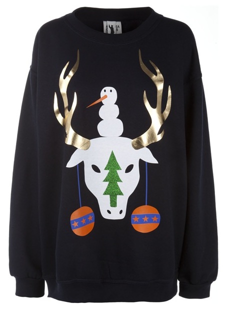 Andrea Crews PATTERNED CHRISTMAS JUMPER 
