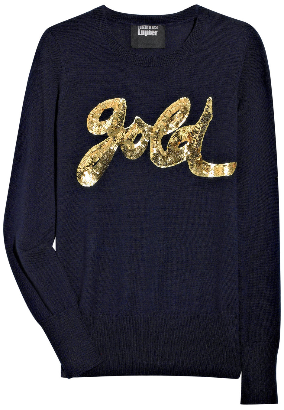 Markus Lupfer GOLD MERINO WOOL SWEATER