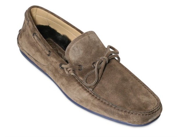 chocolate brown suede loafers. Ferragamo - Suede Loafers in rown (taupe) | Lyst