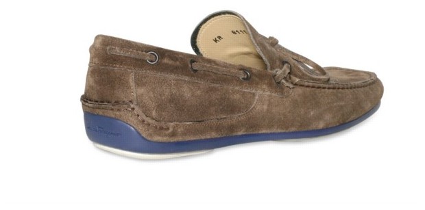 chocolate brown suede loafers. Ferragamo - Suede Loafers in rown (taupe) | Lyst