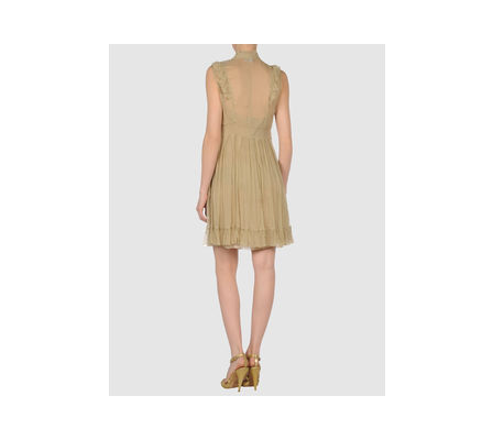 Philosophy Di Alberta Ferretti - Short Dress in beige (khaki) | Lyst