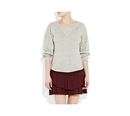 Etoile Isabel Marant - Werner Cotton Sweater in gray (gray) | Lyst