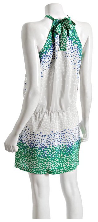 silk scarf dress. Emerald Printed Silk Scarf