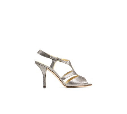 silver evening sandals. Evening Sandals in silver