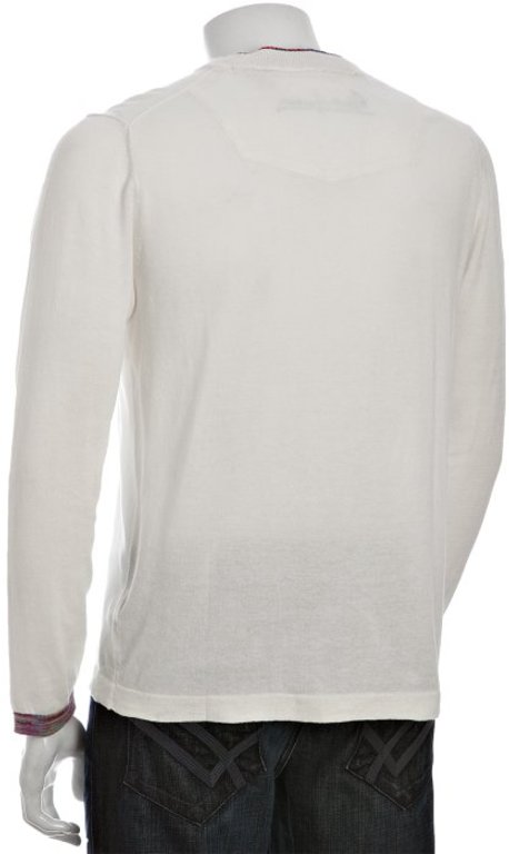 V-neck Sweater in white white v-neck sweater. V-neck Sweater in white