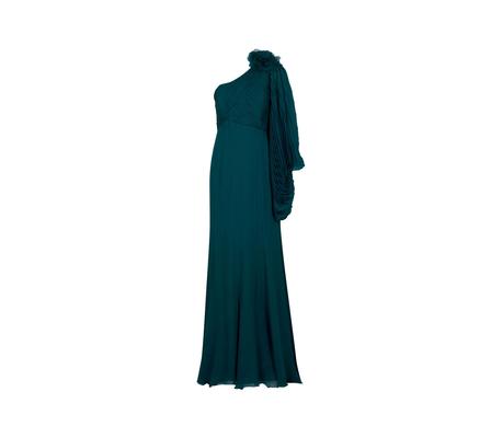 Boning in dress and partially Andrew Gn Dresses. Boning in dress and partially