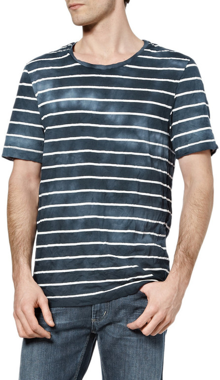 striped tie dye. Acne - Striped Tie-dye Effect