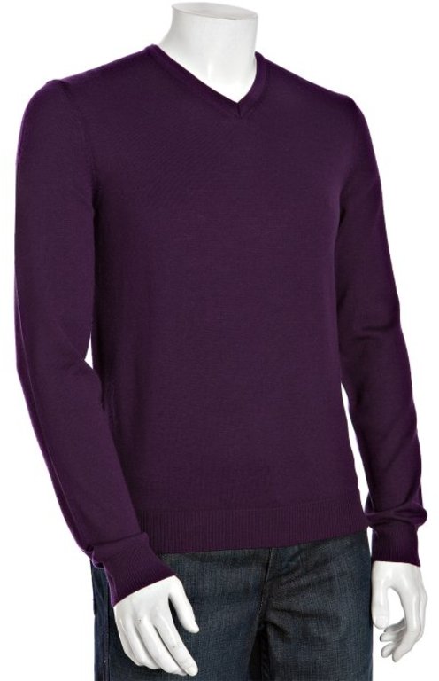 Hugo Boss - Purple Wool Baku V-neck Sweater in purple (purple) | Lyst purple v-neck sweater. Hugo Boss - Purple Wool Baku V-neck Sweater in purple (purple) | Lyst