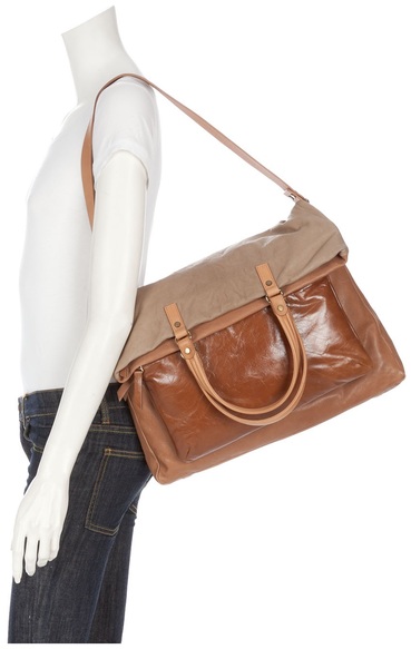 brown leather shoulder bag. Lanvin - Leather Shoulder Bag