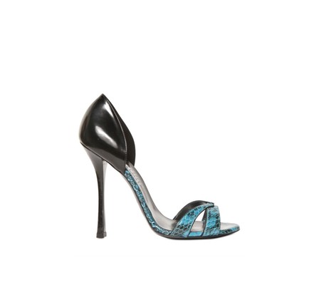 Edmundo Castillo 110mm Python and Calfskin Dorsay Sandal