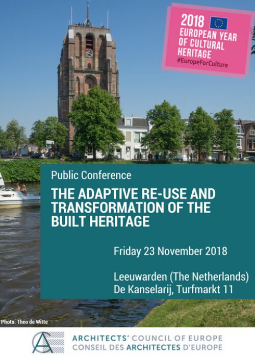 McCullough Mulvin take part in ACE Conference on Adaptive Re-Use and Transition of the Built Heritage, Leeuwarden