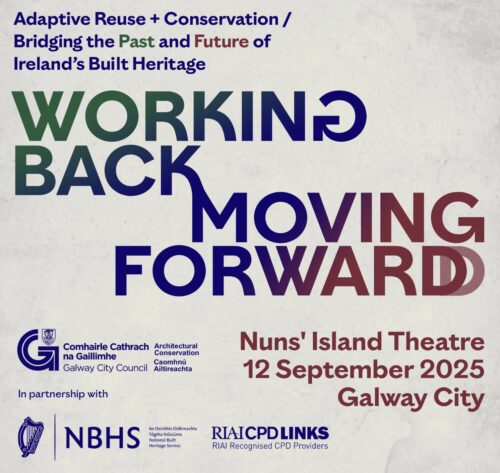 Valerie Mulvin to speak at Galway City Architectural Conservation Gathering - 12th September 2025