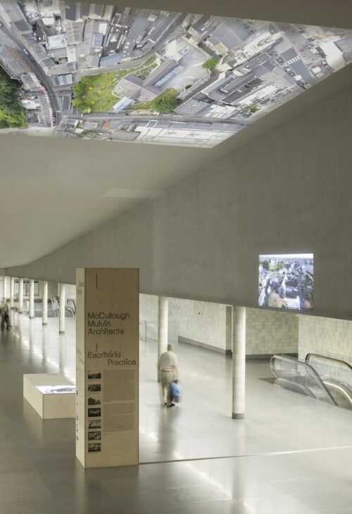 "Displaced Longitude" exhibition in Sao Bento Metro Station, Porto, Portugal