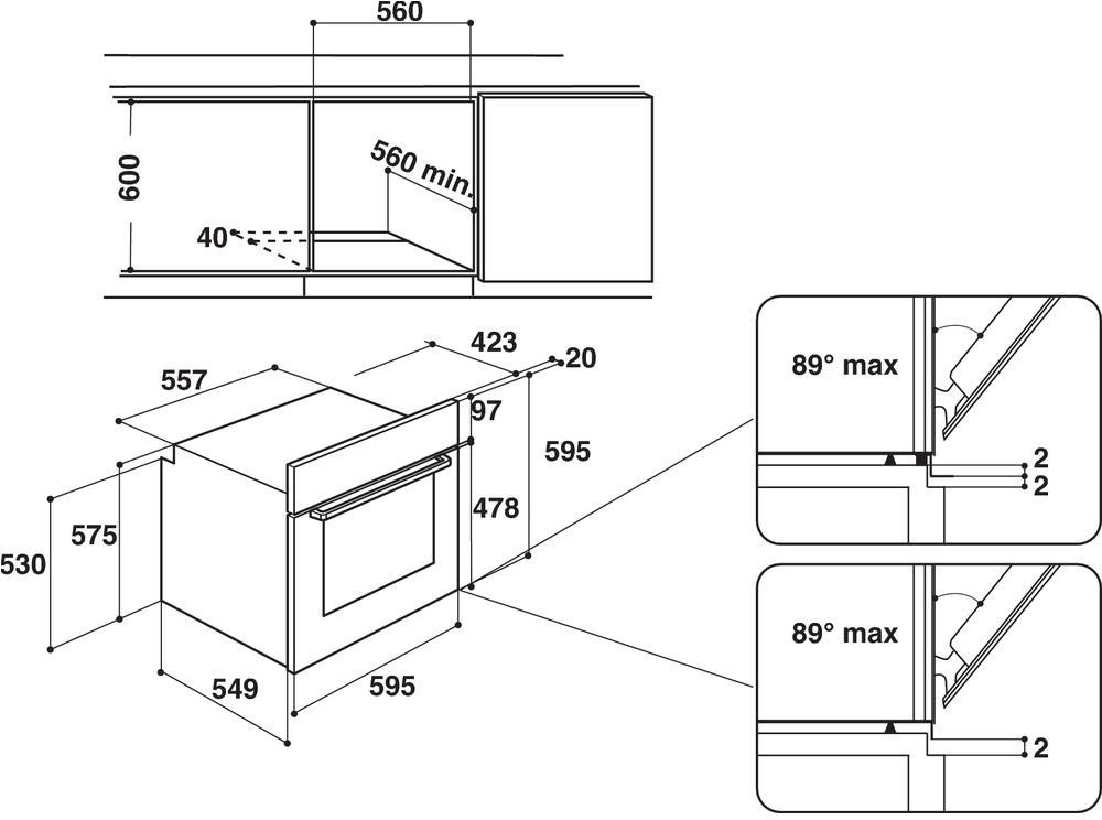 Buy Indesit IFW6230IXUK Single Built In Electric Oven Inox Marks Electrical
