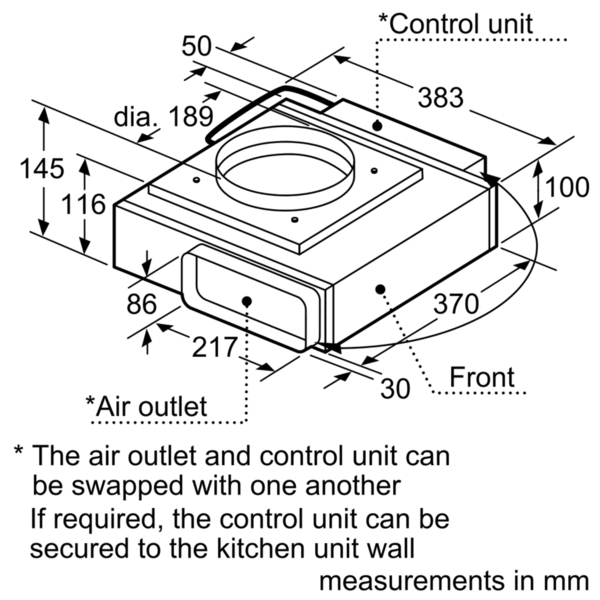Buy Siemens LF16VA570B Downdraft Extractor Stainless Steel and Glass