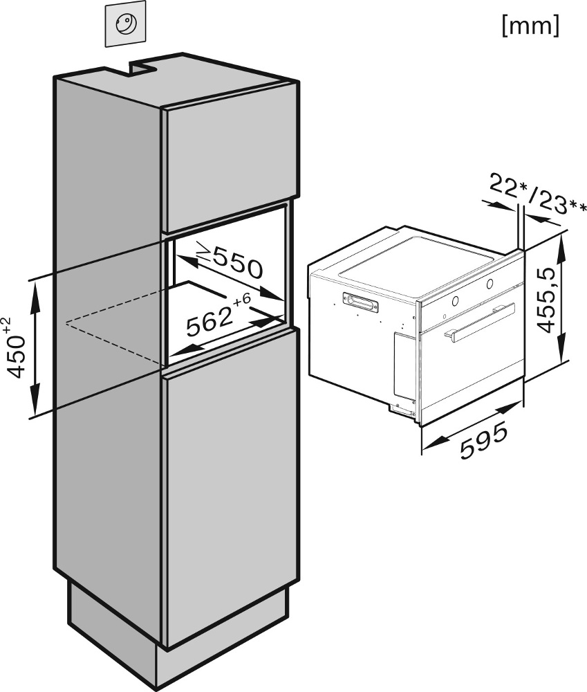 Buy Miele PureLine M6260TC CleanSteel Built In Microwave (M6260TCclst