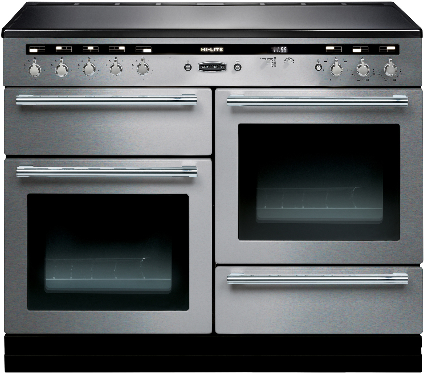 Buy Rangemaster HLT110EISS/C Hi Lite Stainless Steel with Chrome Trim