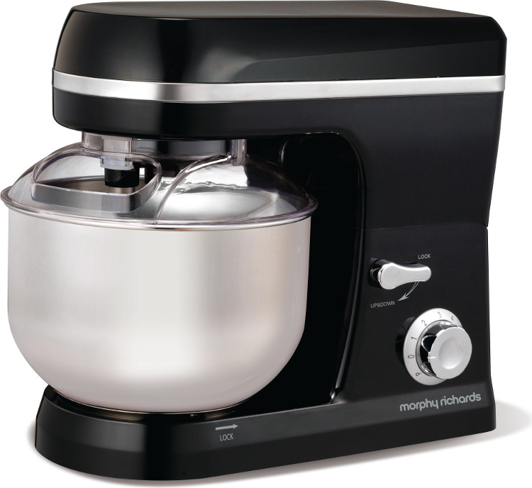 Buy Morphy Richards 400011 Accents Black Stand Mixer (400011) Marks Electrical