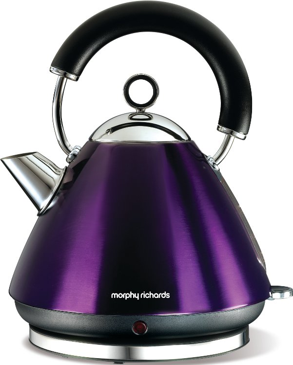 Buy Morphy Richards 43769 Accents Pyramid Plum Traditional Kettle Marks Electrical