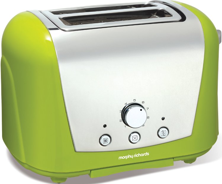 Morphy Richards 44384 Accents Lime Green 2 Slice Toaster Buy Online Today 365 Electrical