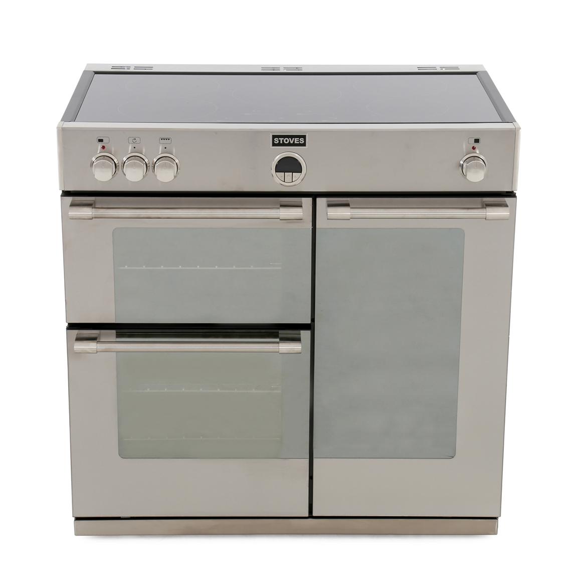 Buy Stoves Sterling 900Ei Stainless Steel 90cm Electric Induction Range