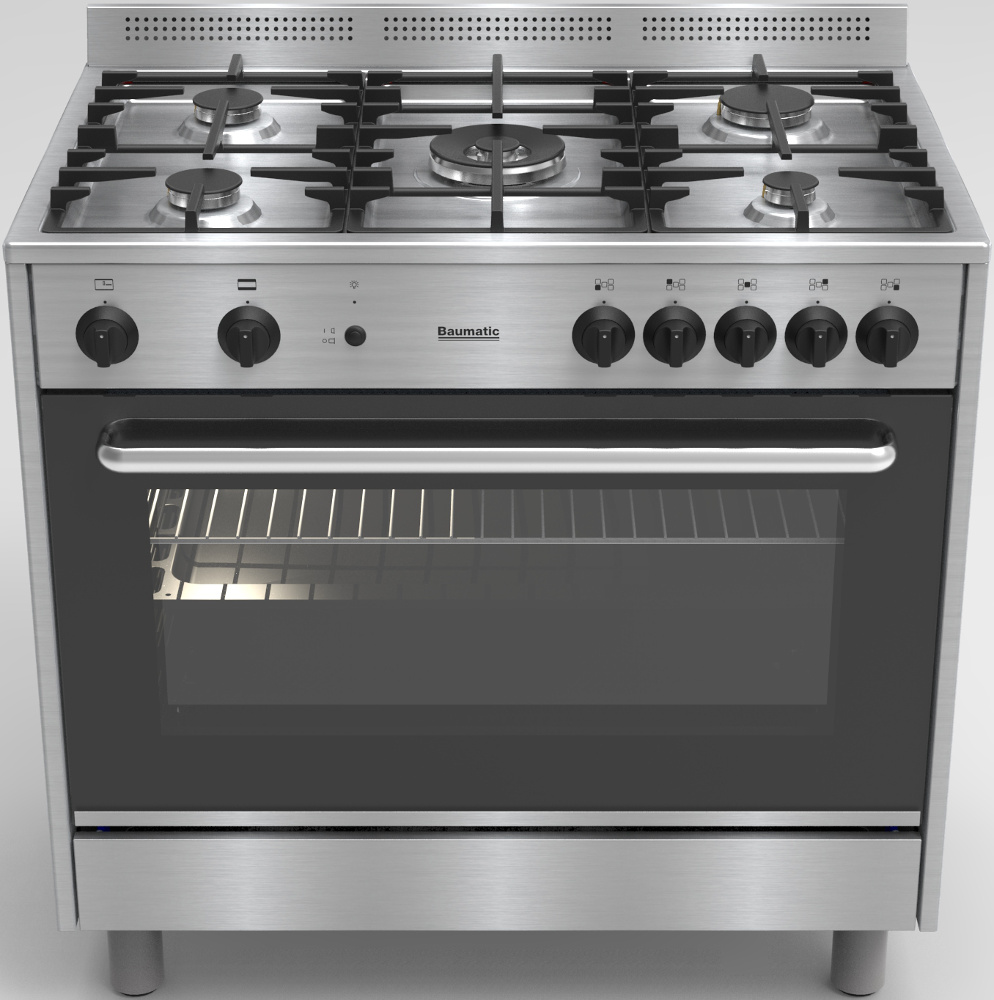 Baumatic BC190.2TCSS 90cm Gas Range Cooker Stainless Steel Buy