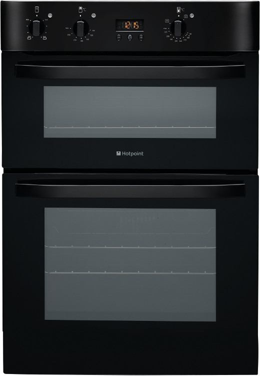 Hotpoint DH53KS Double Built In Electric Oven Black Buy Online